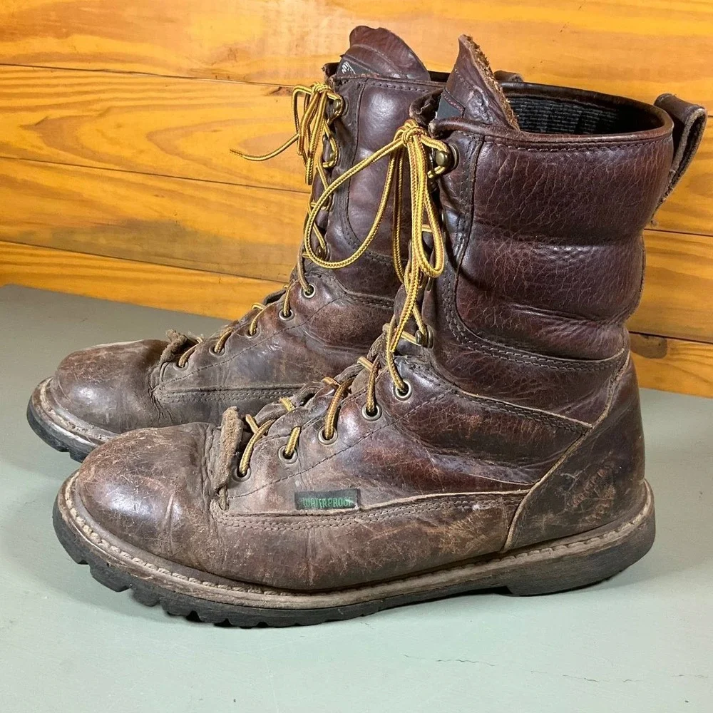 Georgia Boots‎ Mens 10W Steel Toe Waterproof Logger Full Grain Leather G101